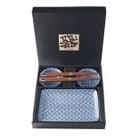 Set Sushi 2 farfurii 2 boluri si betisoare MIJ