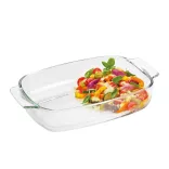 Vas termorezistent dreptunghiular 34cm Kuchenprofi