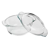 Vas termorezistent rotund cu capac 2.8l Kuchenprofi
