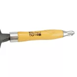 Tigaie fonta rotunda 26cm maner lemn