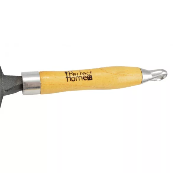 Tigaie fonta rotunda 26cm maner lemn