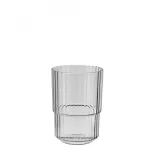 Pahar Tritan 400ml LINEA Gri translucid