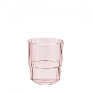 Pahar Tritan 300ml LINEA Roz translucid