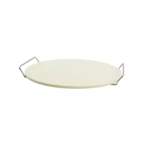 Tava piatra 33cm pt copt pizza cu suport 