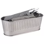 Suport tacamuri inox Utensilo gri