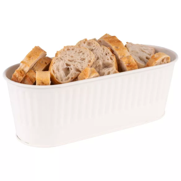 Suport tacamuri inox Utensilo alb