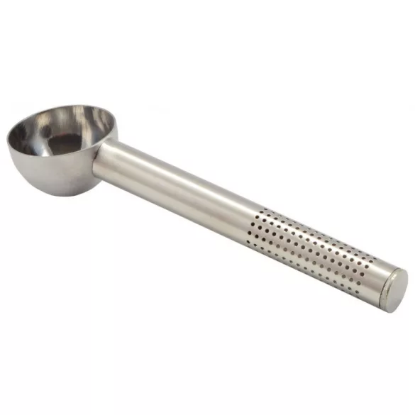 Filtru ceai si lingura dozatoare 2in1 din inox