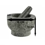 Mojar cu pistil granit 15cm