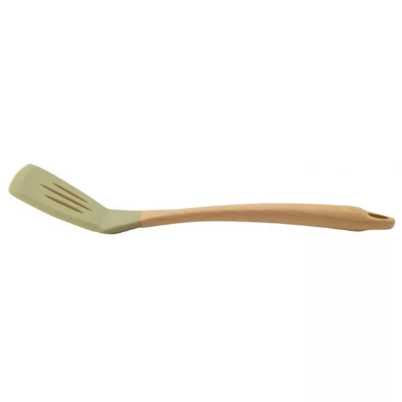 Paleta perforata carne silicon maner de lemn
