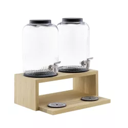 Dispenser dublu bauturi 2x7l pe stand Valo