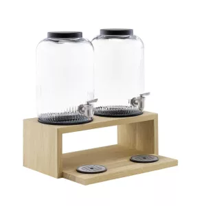 Dispenser dublu bauturi 2x7l pe stand Valo