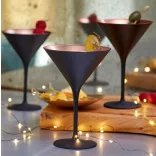 Pahar Martini Negru mat Bronz 240ml Stolzle