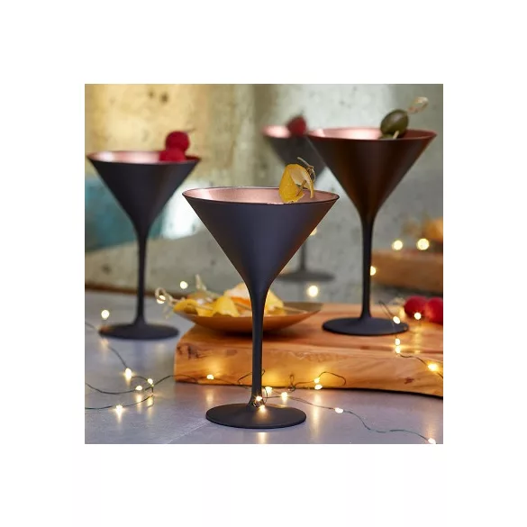 Pahar Martini Negru mat Bronz 240ml Stolzle