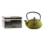 Ceainic fonta cu infuzor 600ml verde