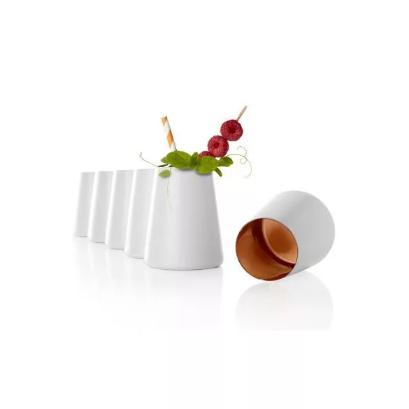 Pahar tumbler 380ml Stolzle Power alb mat bronz