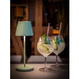 Lampa de masa MERLE verde menta