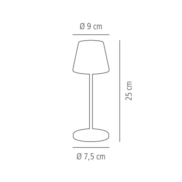 Lampa de masa MERLE MINI maro