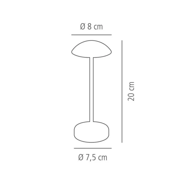 Lampa de masa ALVA negru