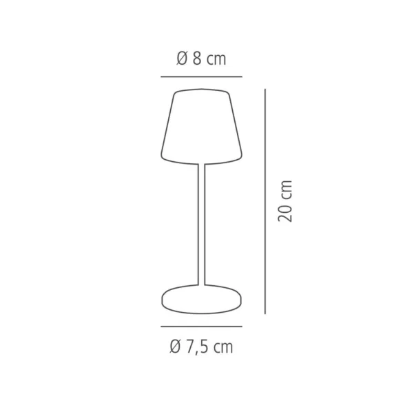 Lampa de masa MERLE MICRO auriu