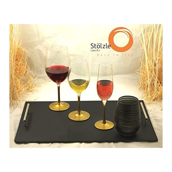 Pahar Bordeaux 640ml auriu Stolzle Event