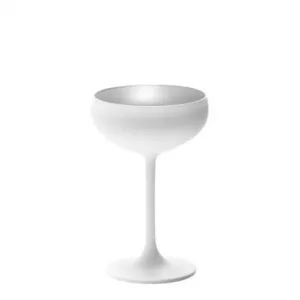 Cupa sampanie 230ml Stolzle Olympic Alb (mat) Argintiu