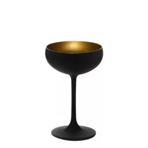 Cupa sampanie 230ml Stolzle Olympic Negru (mat) Auriu