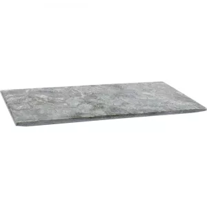 Platou din ardezie gri argintiu 36x18cm