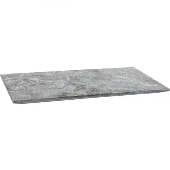 Platou din ardezie gri argintiu 36x18cm