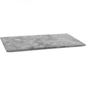 Platou din ardezie gri argintiu 30x15cm