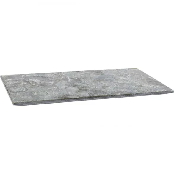 Platou din ardezie gri argintiu 30x15cm