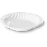 Farfurie supa din carton alb 19cm