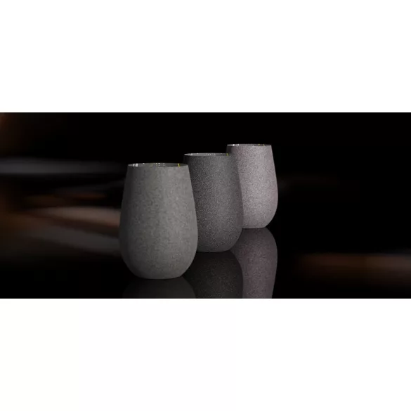 Pahar Stolzle Olympic Stones gri inchis 465 ml