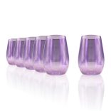 Pahar oblic 465ml Violet Stolzle linia Mirrors