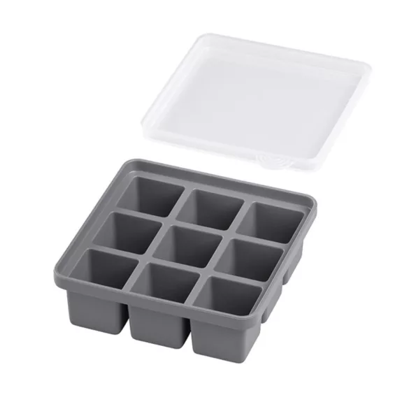 Set 2 forme gheata silicon cu capac