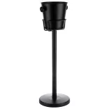 Frapiera neagra cu manere tip buton 22cm