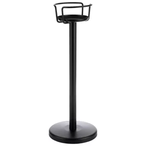Suport frapiera negru cu picior 71cm