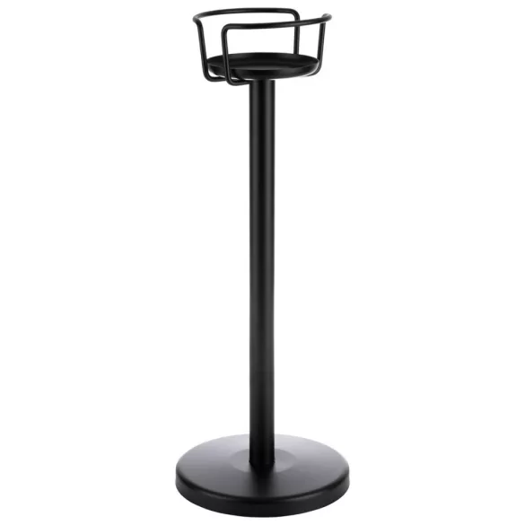 Suport frapiera negru cu picior 71cm