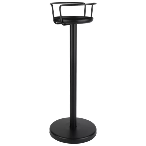Suport frapiera negru cu picior 73cm