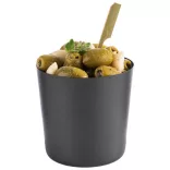 Bol rotund 400ml negru Levante
