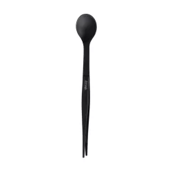 Lingurita si penseta de degustare FinalTouch negru Triangle