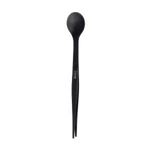 Lingurita si penseta de degustare FinalTouch negru Triangle
