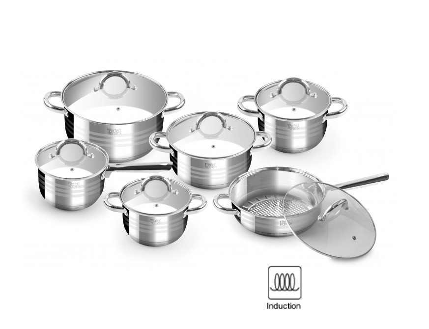 Getting worse minor Dissipation Set oale inox 12 piese Deluxe