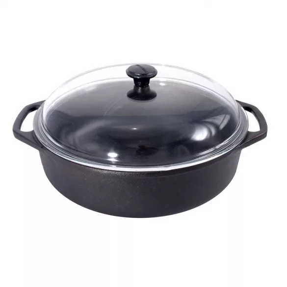 Cratita fonta cu capac 24cm
