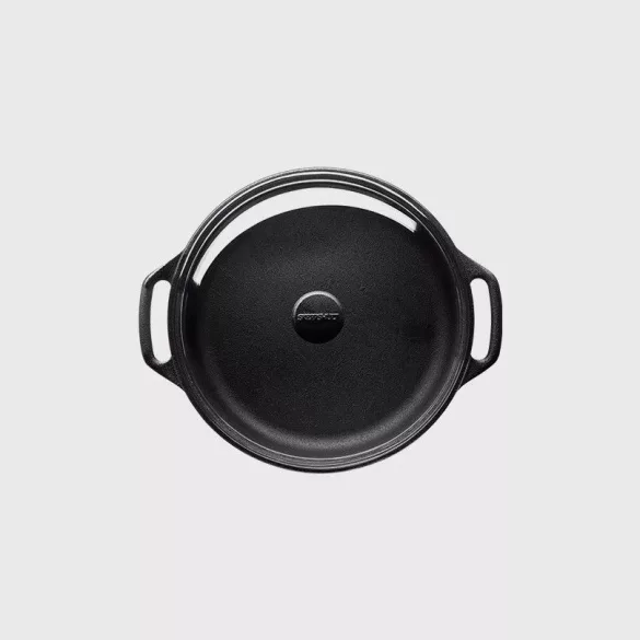 Cratita fonta cu capac 24cm