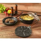 Cratita fonta cu capac 24cm