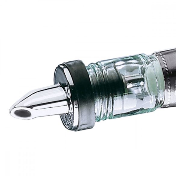Dop Picurator free flow-Plastic-Crom, Negru