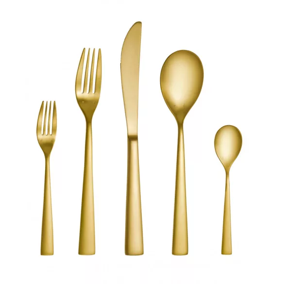 Cutit unt PVD Gold Brushed 17cm Hepp linia Accent
