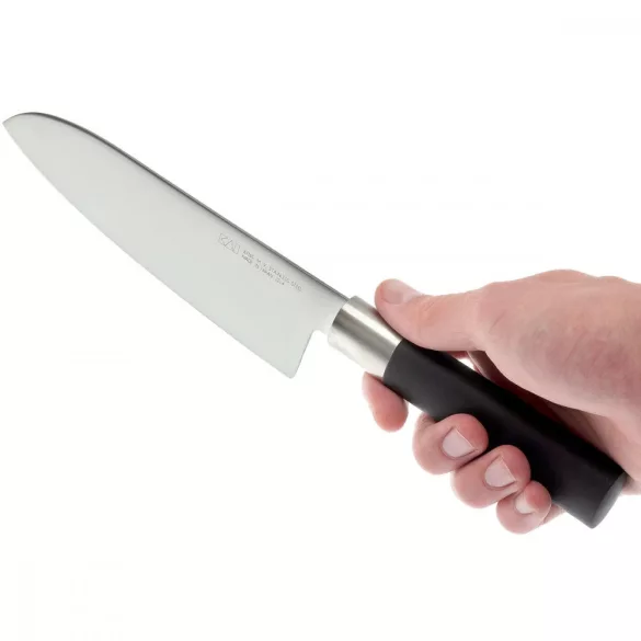 Cutit Santoku 16cm, Wasabi Black