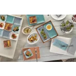 Platou rectangular 18x9cm Purity Square Bauscher