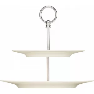 Suport prajituri rotund dublu 